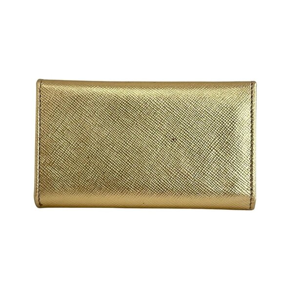 PRADA - Gold Leather Key Case 191-081825 - Picture 2 of 5